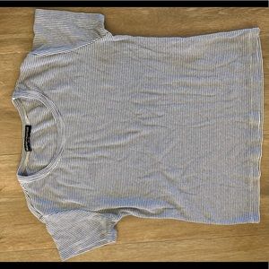 Striped brandy Melville cropped t shirt